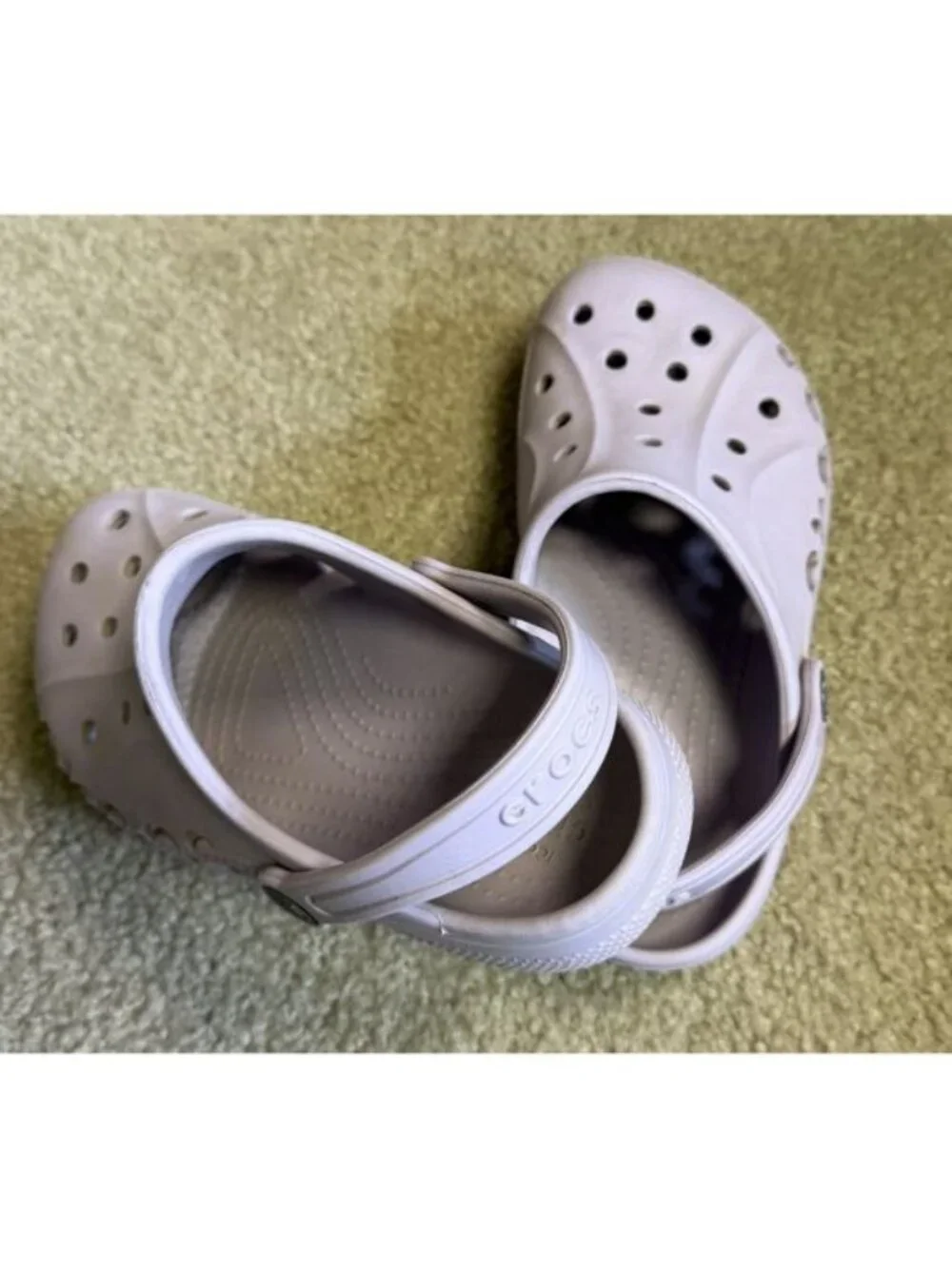 Crocs Kids Classic Clogs Lilac Purple Slip On Water Shoes Size J3